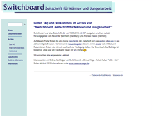 Tablet Screenshot of maennerzeitung.de